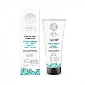 Biała maseczka oczyszczająca do Twarzy, Północna Kolekcja Natura Siberica, 80ml